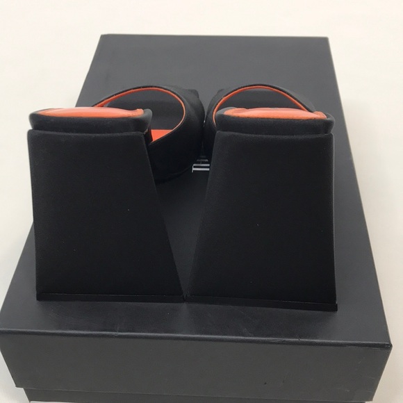 NWT THE ATTICO Black Devon Sandals - Picture 6 of 10